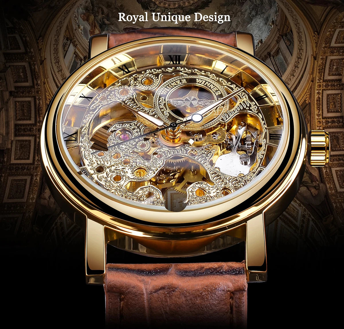 Mystique Essence Skeleton Wristwatch