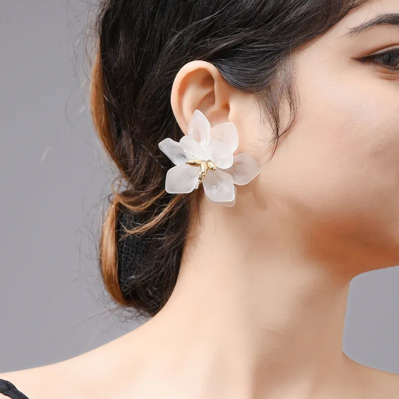 Exquisite Plant-Shaped Drop Earrings for Women - Fashion Jewelry by Wuli $ Baby