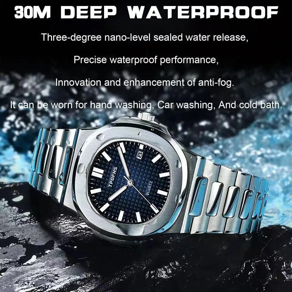 Poedagar 2024 Fashion Men's Waterproof Luminous Quartz Watch | Top Brand Luxury Military Timepiece